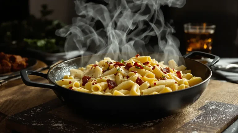 Ces pennes aux lardons, crème et parmesan rendent enfin chaque dîner pressé ultra réconfortant