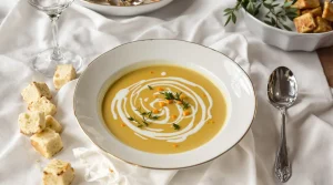 Ce velouté de chou-fleur façon Dubarry fait fondre l’hiver et apporte un vrai goût d’antan au dîner