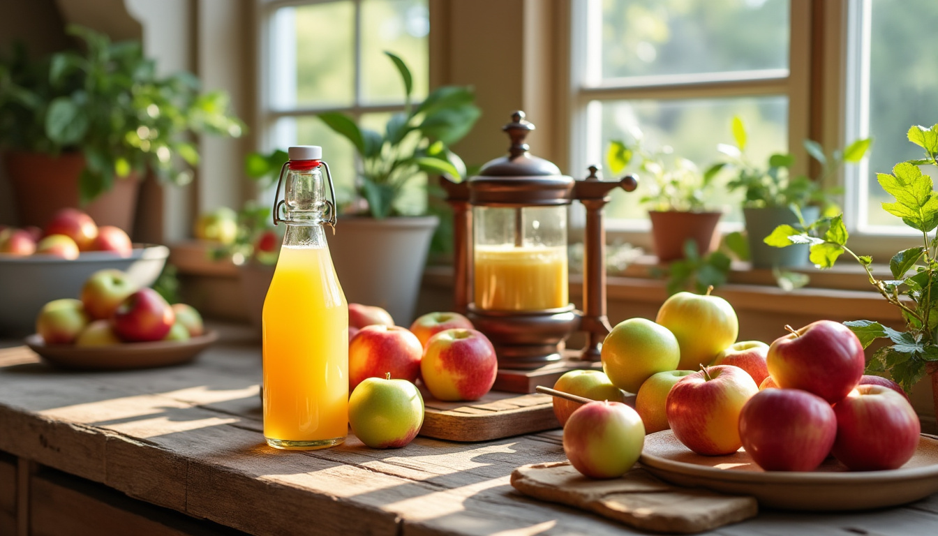 découvrez comment préparer un jus de pomme maison frais et naturel facilement, avec des étapes simples pour un résultat savoureux et sain.