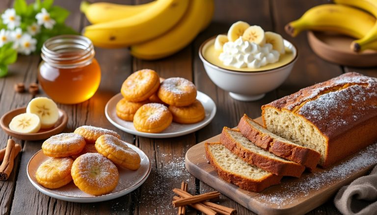 découvrez des recettes simples et gourmandes de desserts à la banane pour régaler toute la famille avec douceur et originalité.
