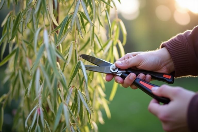 Comment tailler un saule crevette pour favoriser sa croissance saine