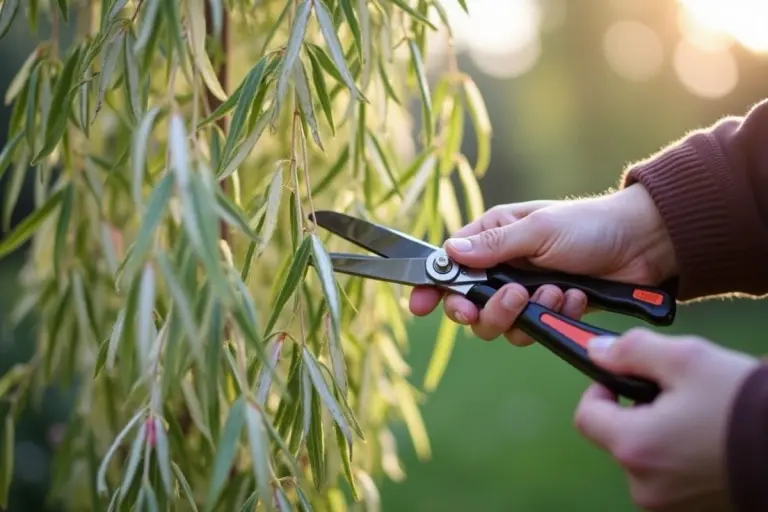 Comment tailler un saule crevette pour favoriser sa croissance saine