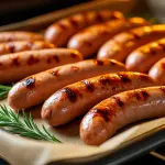 découvrez nos astuces pour réussir la cuisson des saucisses au four à la perfection, obtenir une viande juteuse et une peau dorée et croustillante à chaque fois.