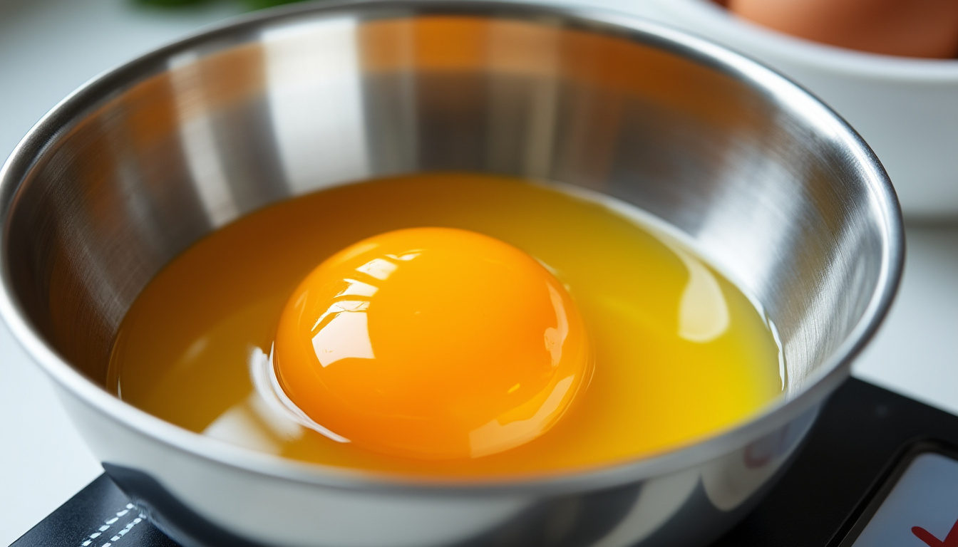 Quel est le poids d'un jaune d'œuf et comment l'utiliser en cuisine découvrez le poids moyen d'un jaune d'œuf et apprenez comment l'utiliser efficacement dans vos recettes culinaires pour des plats savoureux et réussis.