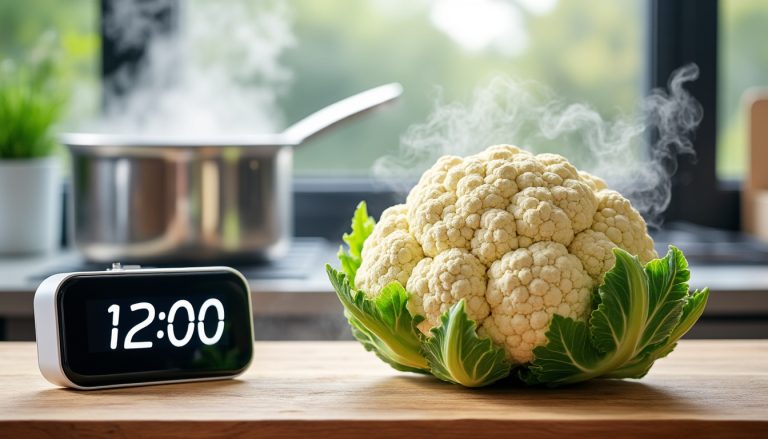 Quel est le temps de cuisson idéal pour un chou-fleur découvrez le temps de cuisson parfait pour un chou-fleur tendre et savoureux, que ce soit à la vapeur, bouilli ou rôti.