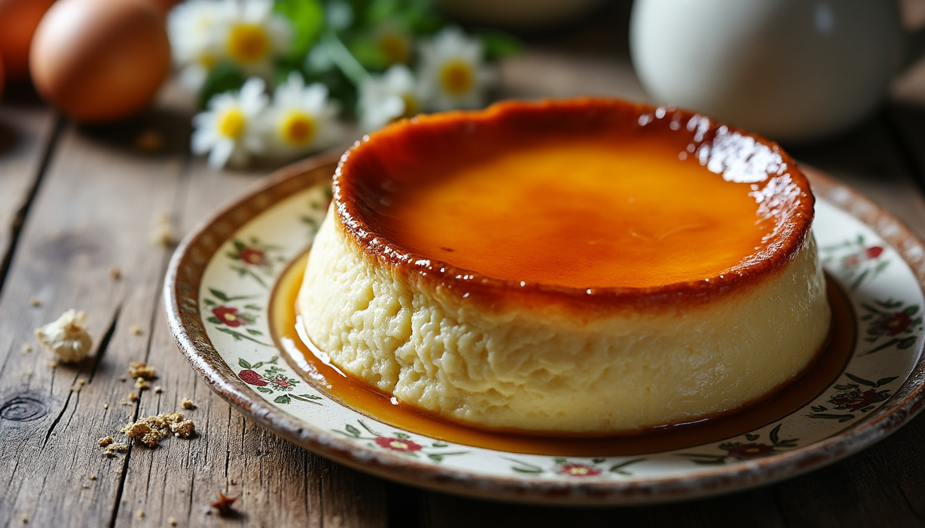 découvrez la recette authentique du flan aux œufs, ses astuces de préparation et ses secrets pour un dessert onctueux et savoureux.