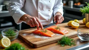 découvrez la recette du gravlax de saumon par le chef étoilé etchebest, avec ses astuces et techniques pour réussir ce plat savoureux et raffiné.
