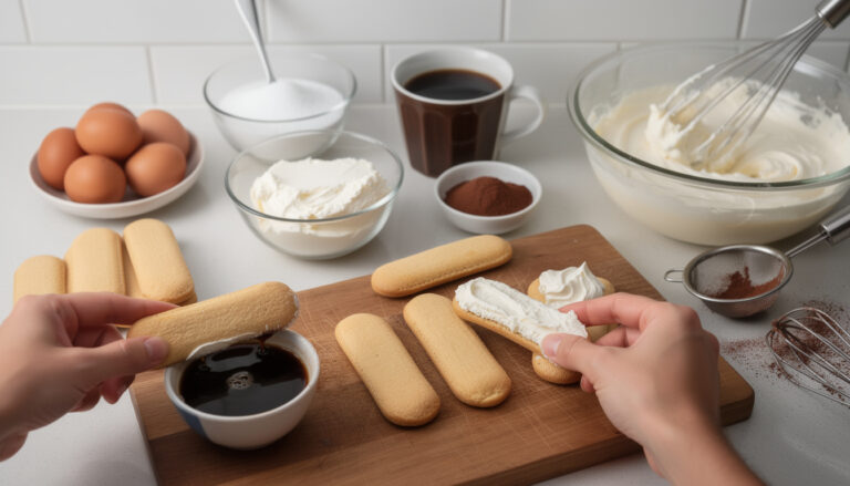 découvrez comment préparer facilement des biscuits tiramisu maison délicieux et authentiques grâce à notre recette simple et rapide.