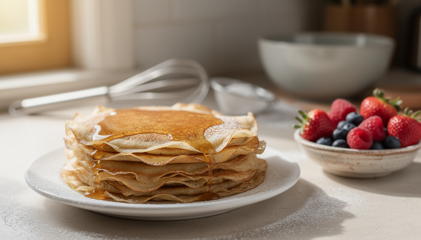 Recette de crêpes légères pour un dessert savoureux et facile découvrez notre recette de crêpes légères, parfaites pour un dessert savoureux et facile à réaliser en toute occasion.